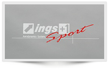 ings Sport STICKER(letter) (427mm×99mm) Color:White & Red