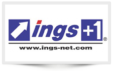 ings STICKER(letter) (250mm×82mm) Color:Blue & Black & Red