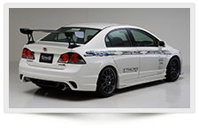 シビック TYPE-R FD2 エアロパーツ リアビュー