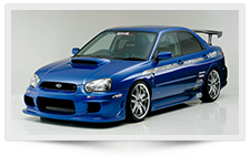 インプレッサ WRX STI GDB エアロパーツ フロントビュー