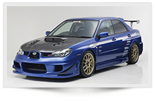 インプレッサ WRX STI GDB エアロパーツ フロントビュー