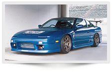 180SX RPS13 エアロパーツ フロントビュー